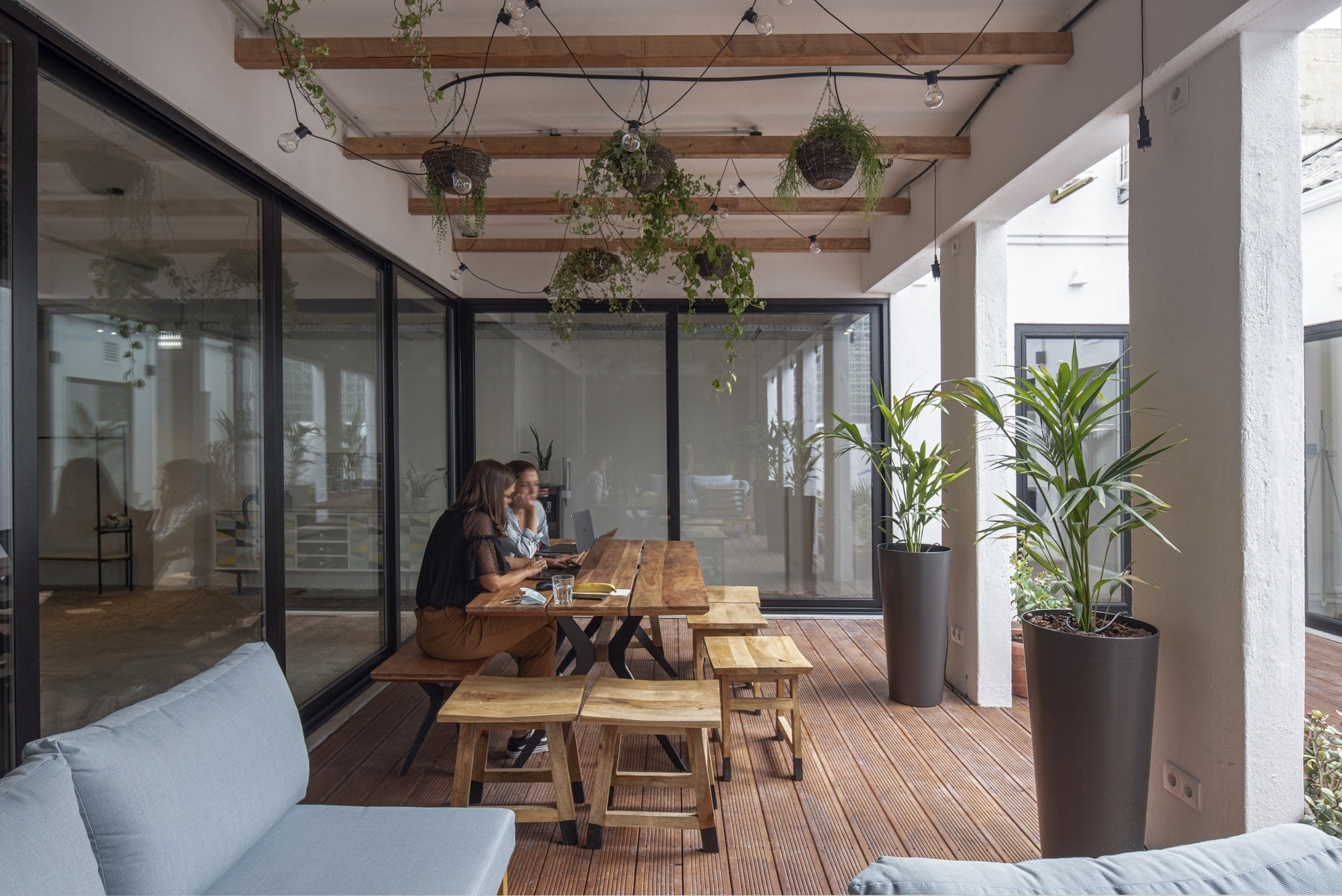 Kübe Coworking Lisboa | Pátio Exterior
